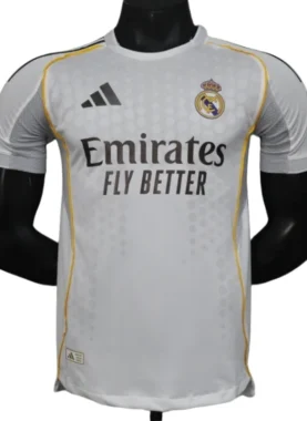 2025-26 Real Madrid Home Soccer Jersey Player Version Shirt