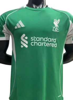 2025-26 Liverpool Green Player Edition Football Jersey