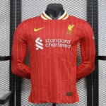 Liverpool Home Long Sleeve Jersey Player Version 2024/25
