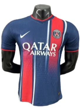 2025-26 PSG Saint-Germain Home Soccer Jersey Player Version